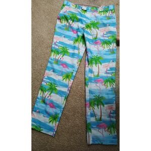 Opposuits Flamingo Pants Mens 46x32 Golf Pants Summer Vacation Pants